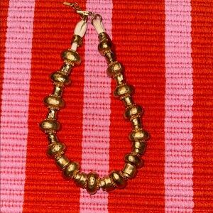 Trendy boutique Gold Bead Statement Necklace